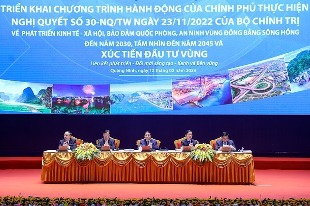Thủ tướng Chính phủ chủ trì hội nghị về phát triển Vùng Đồng bằng sông Hồng
