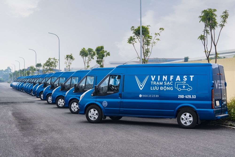 VinFast triển khai dịch vụ sạc pin lưu động 24/7 trên toàn quốc