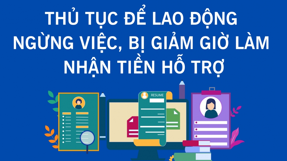 Thủ tục để lao động ngừng việc, bị giảm giờ làm nhận tiền hỗ trợ