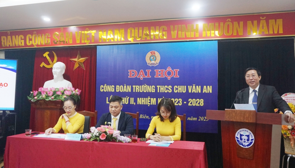 Đại hội Công đoàn Trường THCS Chu Văn An khóa II: Nhiệm kỳ mới, kỳ vọng mới