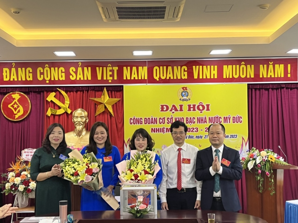 Công đoàn Kho bạc nhà nước huyện Mỹ Đức tổ chức thành công Đại hội nhiệm kỳ 2023-2028
