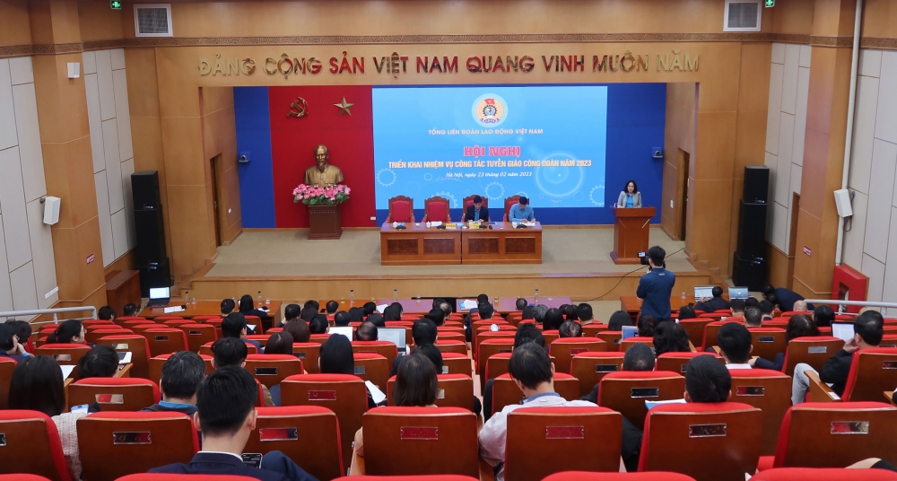 Tổng Liên đoàn Lao động Việt Nam triển khai nhiệm vụ công tác tuyên giáo Công đoàn năm 2023