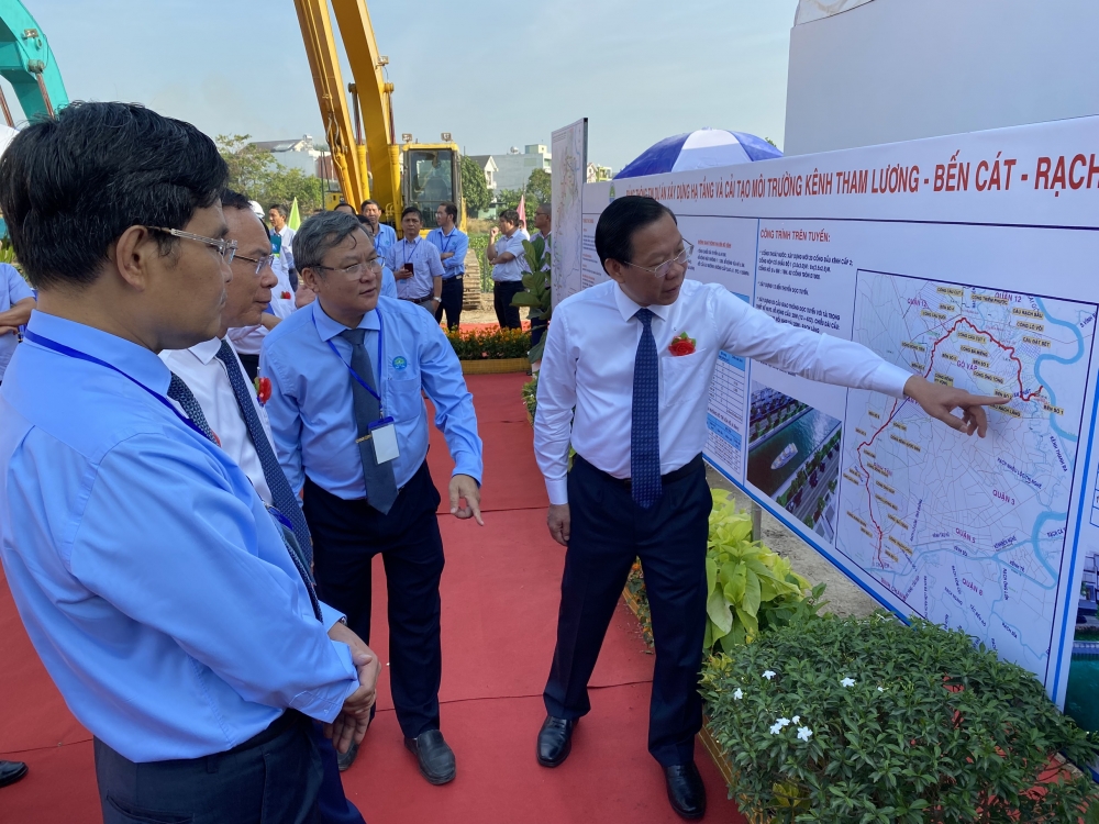 Khởi công dự án cải tạo kênh Tham Lương - Bến Cát - rạch Nước Lên