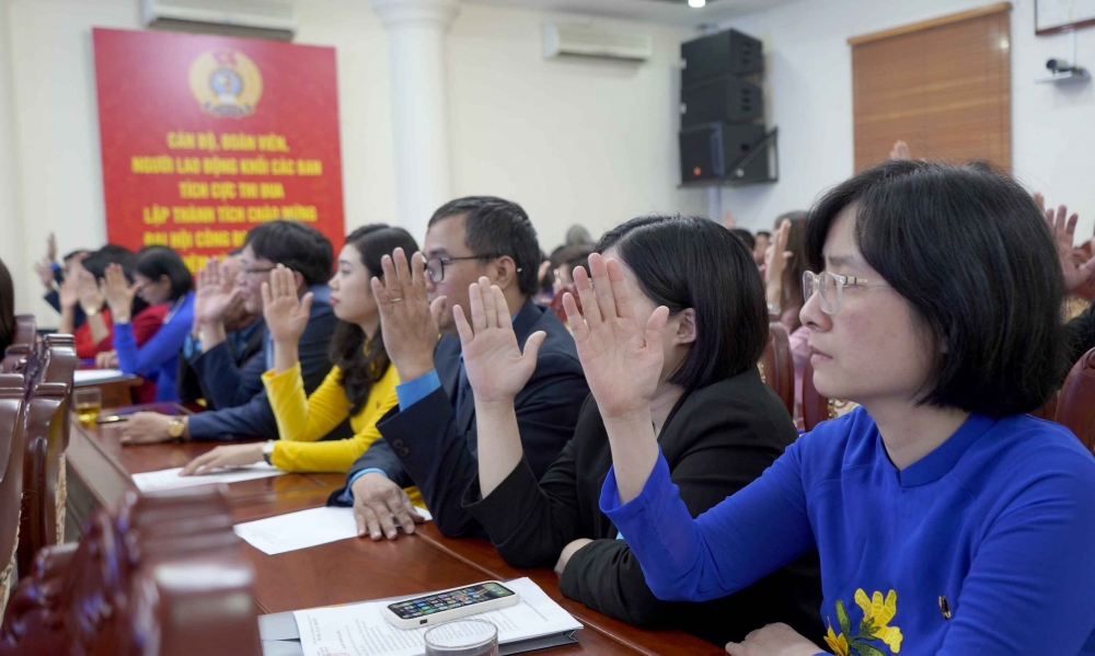 TRỰC TUYẾN HÌNH ẢNH: Đại hội Công đoàn Khối các ban Liên đoàn Lao động thành phố Hà Nội lần thứ II