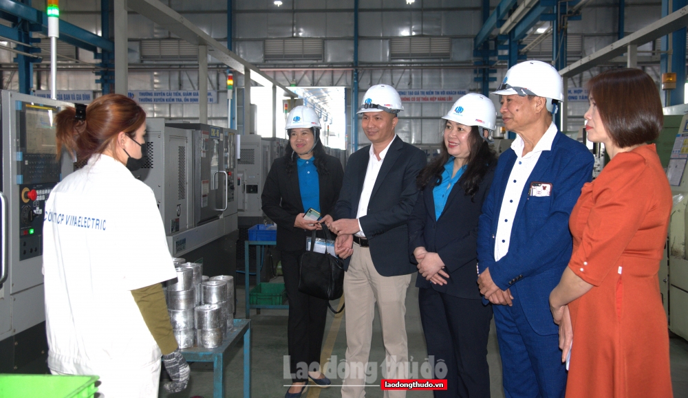 Quận Hoàng Mai: Thành lập Công đoàn Công ty cổ phần Vina Electric