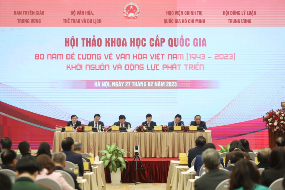 Hội thảo “80 năm Đề cương về văn hóa Việt Nam - Khởi nguồn và động lực phát triển”