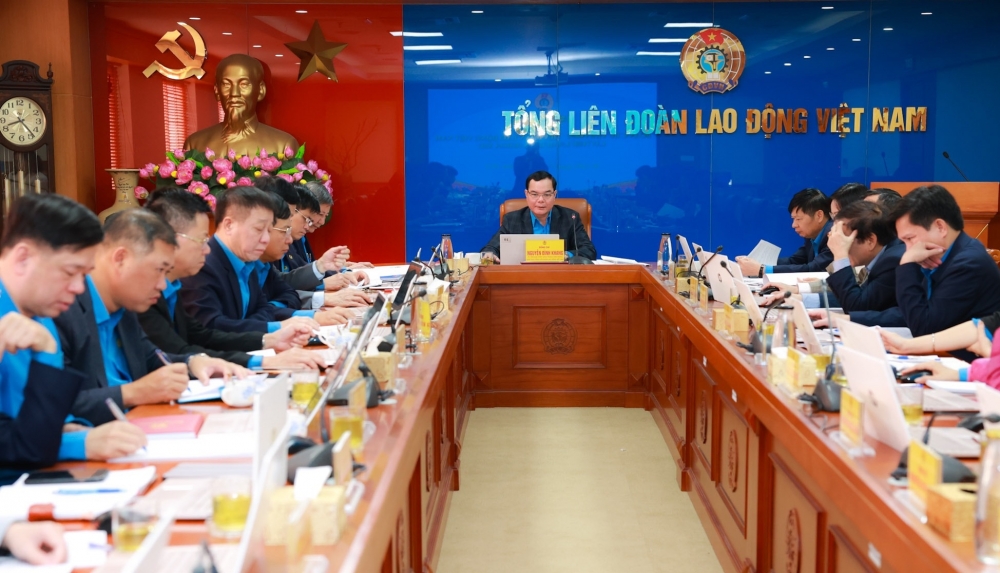 Đoàn Chủ tịch Tổng LĐLĐ Việt Nam cho ý kiến vào các nội dung của Đại hội XIII Công đoàn Việt Nam