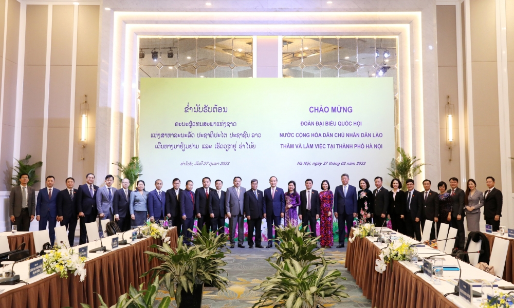 Chủ tịch HĐND Thành phố Nguyễn Ngọc Tuấn tiếp đoàn đại biểu Quốc hội nước CHDCND Lào