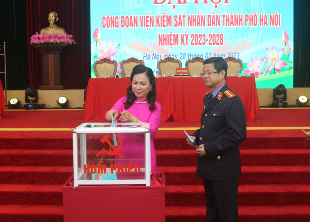 Viện Kiểm sát nhân dân thành phố Hà Nội tổ chức thành công Đại hội Công đoàn