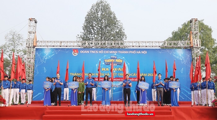 Thành đoàn Hà Nội tổ chức ra quân Tháng Thanh niên