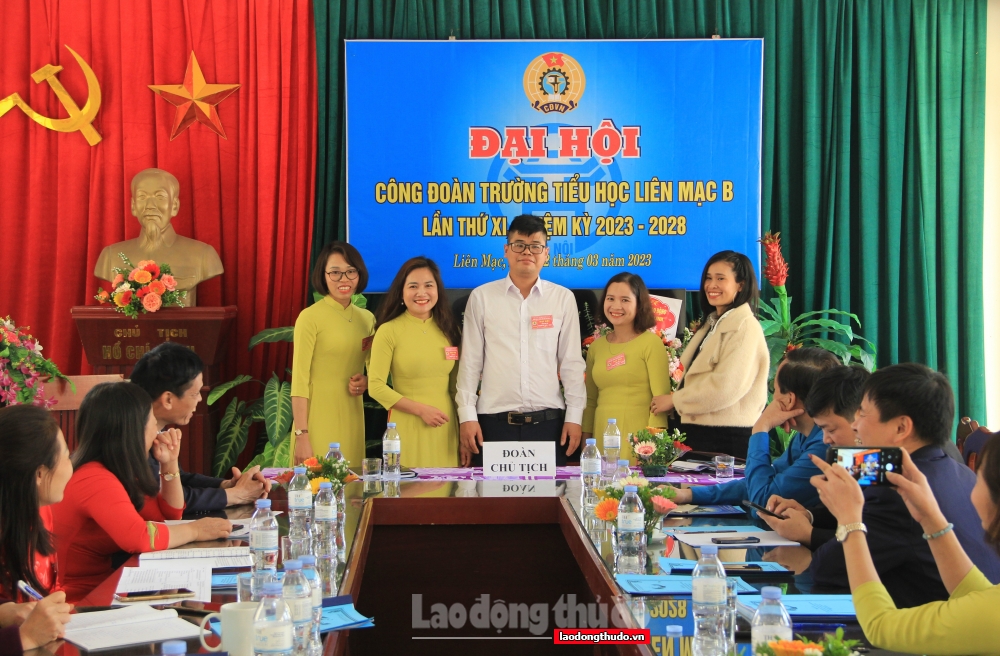 Đại hội Công đoàn Trường Tiểu học Liên Mạc B thành công tốt đẹp