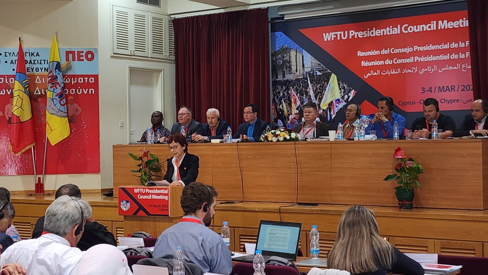 Chủ tịch Tổng LĐLĐ Việt Nam tham dự Hội nghị Hội đồng Chủ tịch Liên hiệp Công đoàn Thế giới