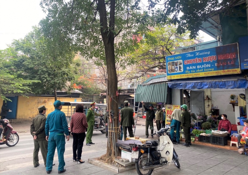 Quận Thanh Xuân: Nhiều giải pháp tăng cường đảm bảo trật tự văn minh đô thị