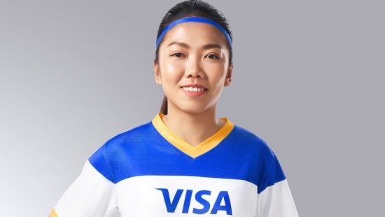 Nữ cầu thủ Huỳnh Như chính thức trở thành Đại sứ thương hiệu Visa Việt Nam