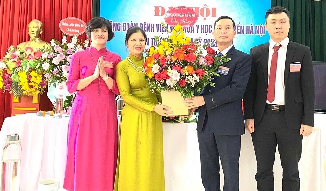 Công đoàn Bệnh viện Đa khoa Y học cổ truyền Hà Nội tổ chức thành công Đại hội