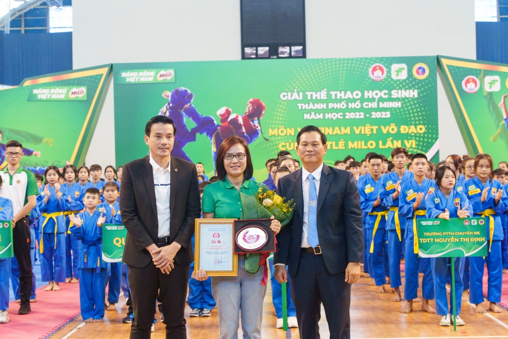 Gần 2.000 học sinh tranh tài Giải Vovinam Việt Võ Đạo Cúp Nestlé MILO 2023