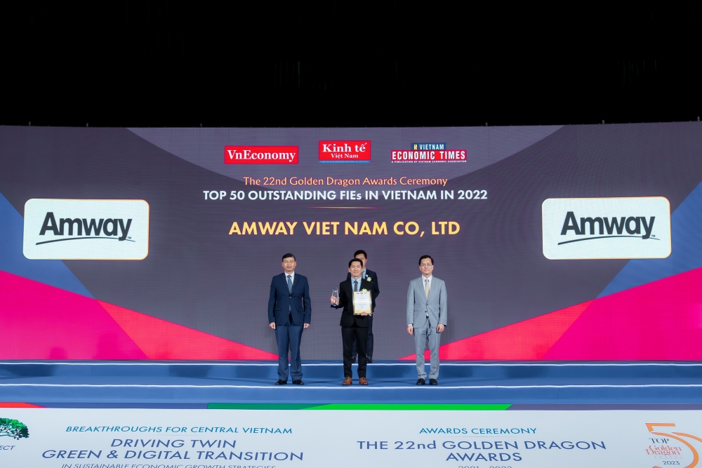 Amway Việt Nam được vinh danh doanh nghiệp FDI tiên phong trong lĩnh vực chuyển đổi số