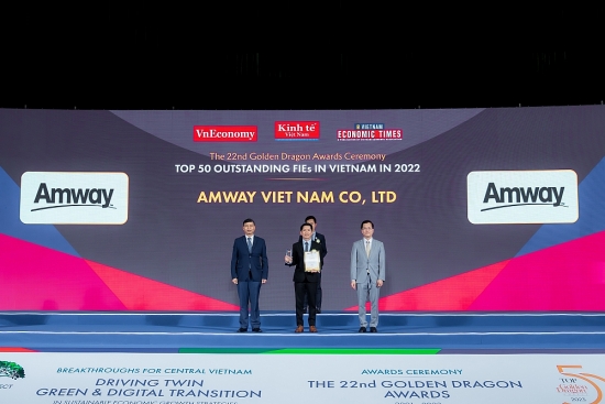 Amway Việt Nam được vinh danh doanh nghiệp FDI tiên phong trong lĩnh vực chuyển đổi số