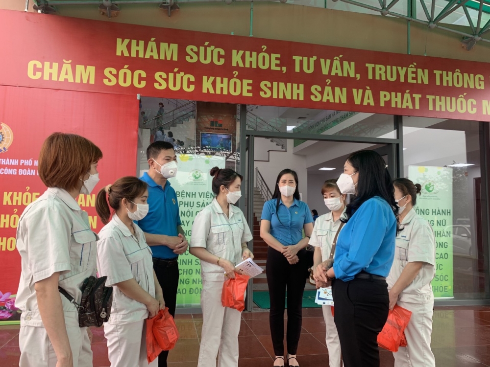 Công đoàn Hà Nội sẽ tổ chức khám sức khỏe cho 5000 công nhân lao động