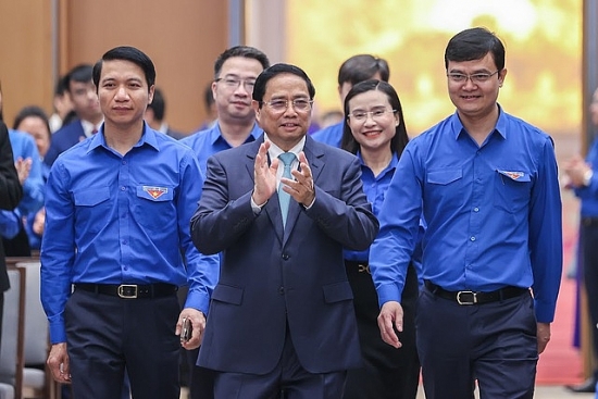 Thủ tướng Phạm Minh Chính đối thoại với thanh niên toàn quốc
