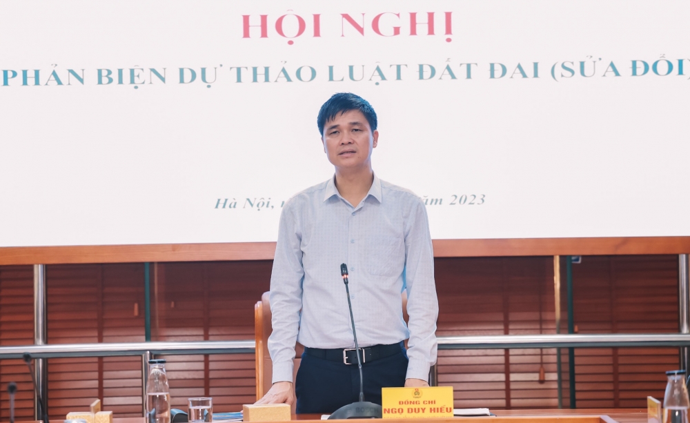 Tổng LĐLĐ Việt Nam tổ chức Hội nghị phản biện dự thảo Luật Đất đai (sửa đổi)