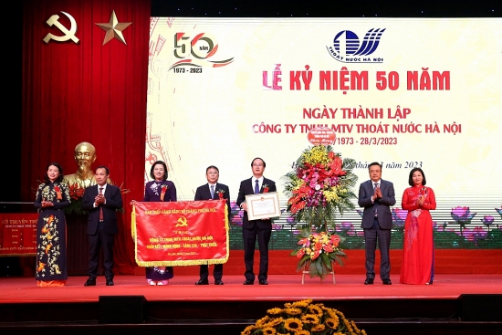 Công ty TNHH MTV Thoát nước Hà Nội kỷ niệm 50 năm ngày thành lập