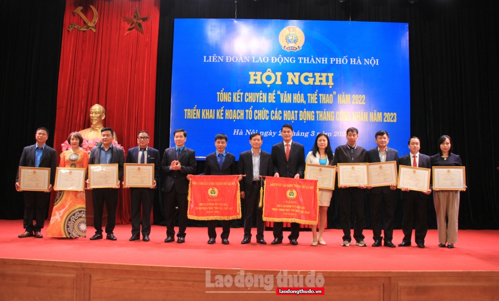 Liên đoàn Lao động thành phố Hà Nội tổng kết chuyên đề “Văn hóa, thể thao” năm 2022