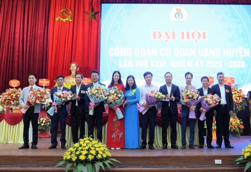 Công đoàn cơ quan UBND huyện Ứng Hòa: Quyết tâm cao nhất thực hiện thắng lợi các nhiệm vụ