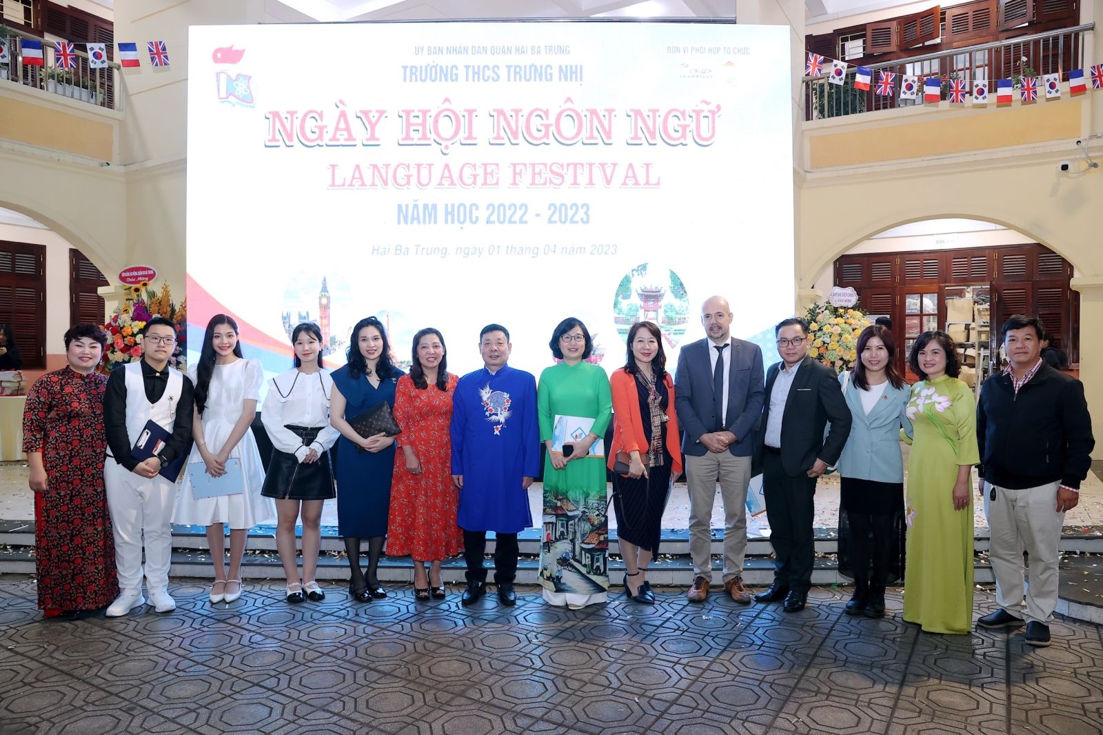 Tưng bừng “Ngày hội Ngôn ngữ” Trường Trung học cơ sở Trưng Nhị