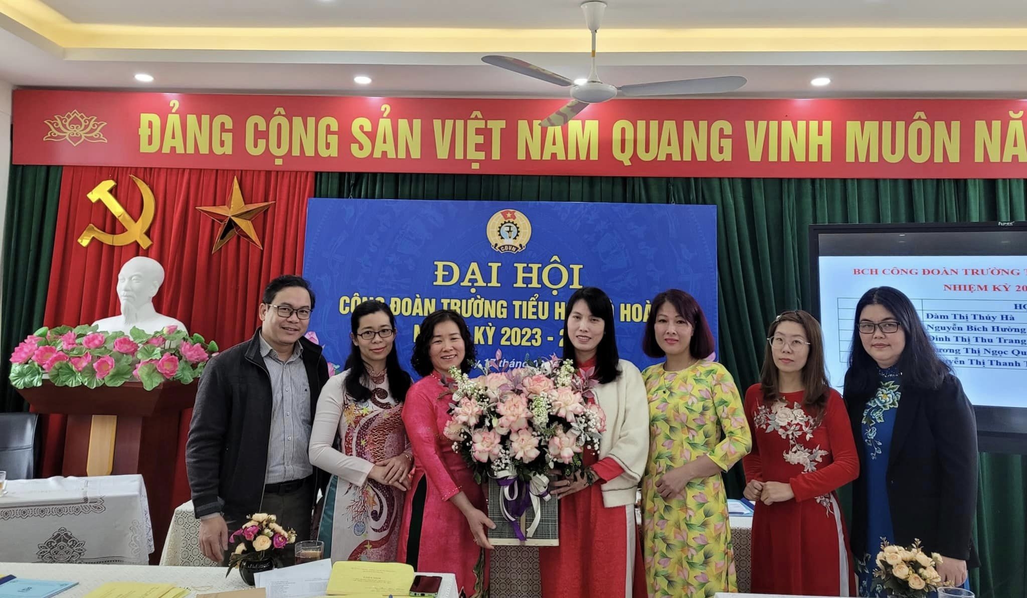 Trường Tiểu học Tô Hoàng tổ chức thành công Đại hội Công đoàn, nhiệm kỳ 2023 - 2028