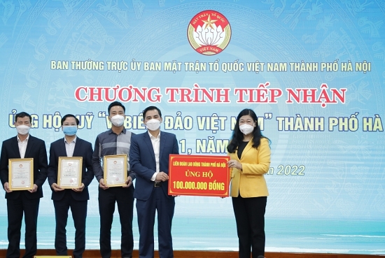 Vận động công nhân, viên chức, lao động Thủ đô ủng hộ Quỹ “Vì biển, đảo Việt Nam” năm 2023