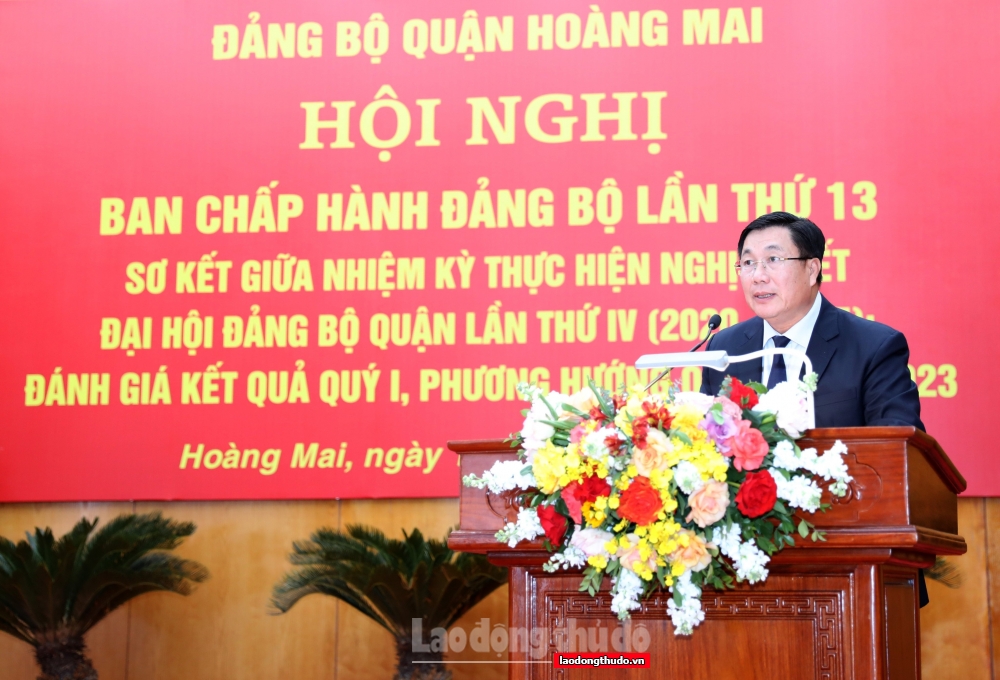 Huy động nguồn lực để phát triển quận Hoàng Mai đồng bộ, hiện đại