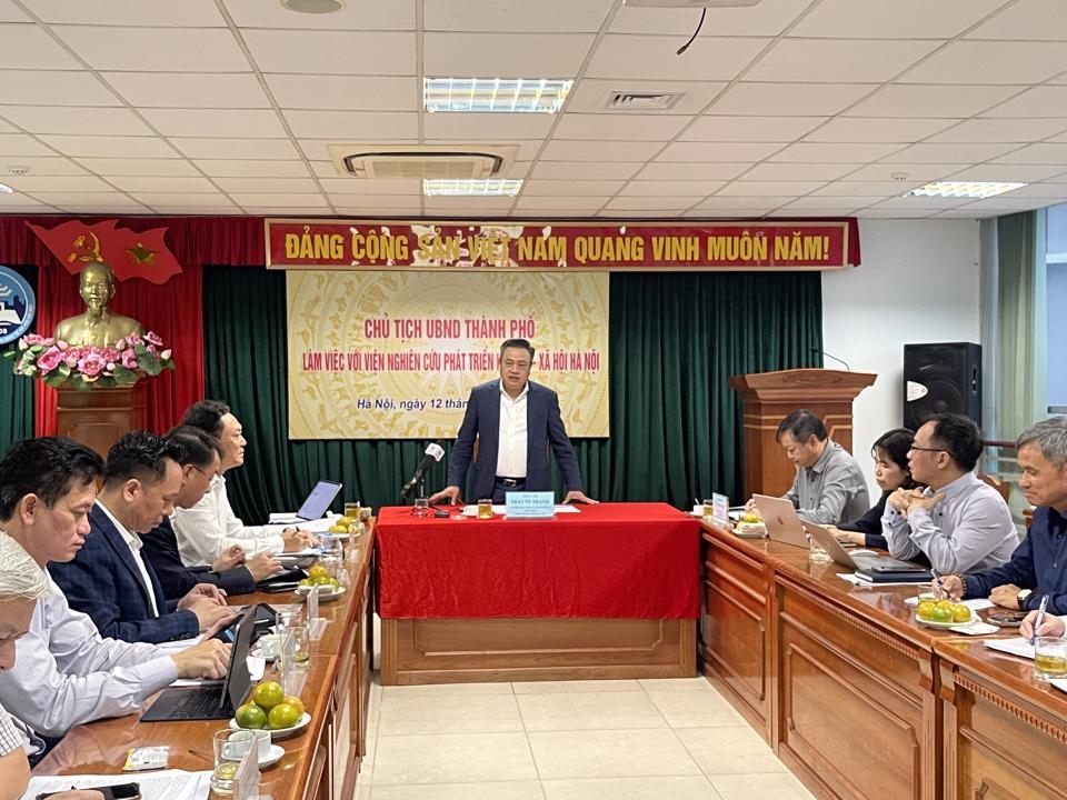 Chủ tịch UBND thành phố Hà Nội Trần Sỹ Thanh: Ưu tiên dồn lực hoàn thiện nhiệm vụ lập Quy hoạch Thủ đô Hà Nội