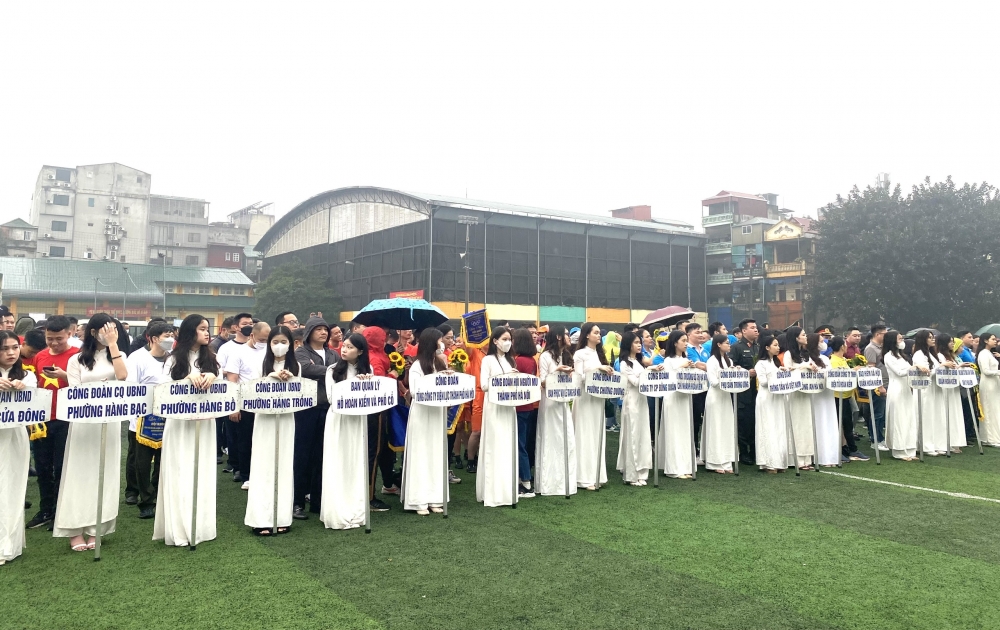 1.200 vận động viên tham gia Hội khoẻ quận Hoàn Kiếm năm 2023