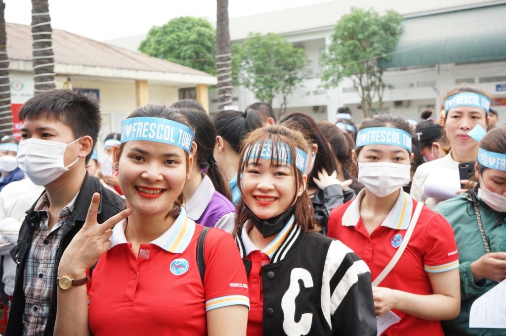 Nghệ An: Hơn 600 công nhân tham gia hiến máu tình nguyện