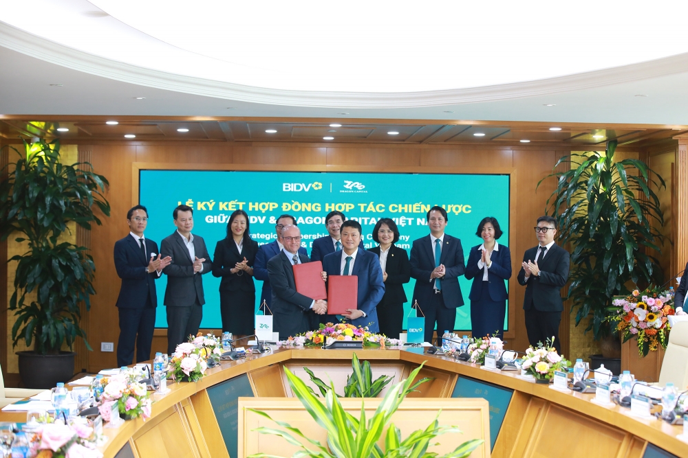 BIDV và Dragon Capital ký thỏa thuận hợp tác chiến lược về quản lý tài sản