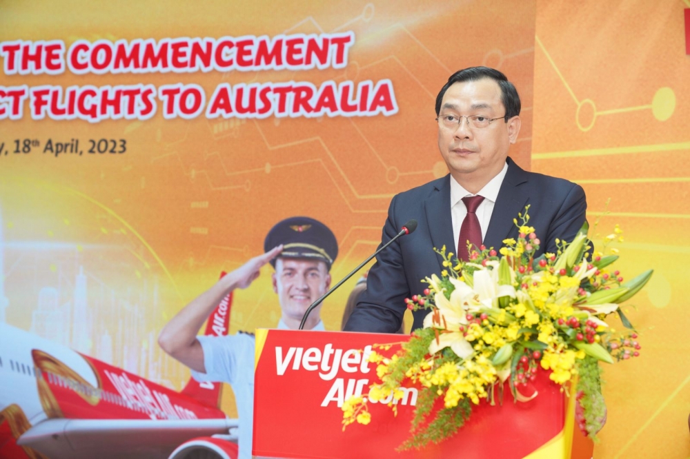 Bộ trưởng Thương mại và Du lịch Úc chúc mừng Vietjet với các đường bay thẳng  Việt Nam - Úc