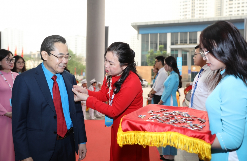 TRỰC TUYẾN HÌNH ẢNH: Đại hội Công đoàn quận Hoàng Mai lần thứ V, nhiệm kỳ 2023 - 2028