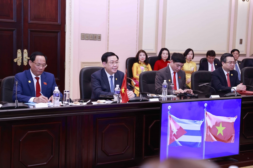 Tăng cường quan hệ hợp tác giữa hai nước và hai Quốc hội Việt Nam - Cuba