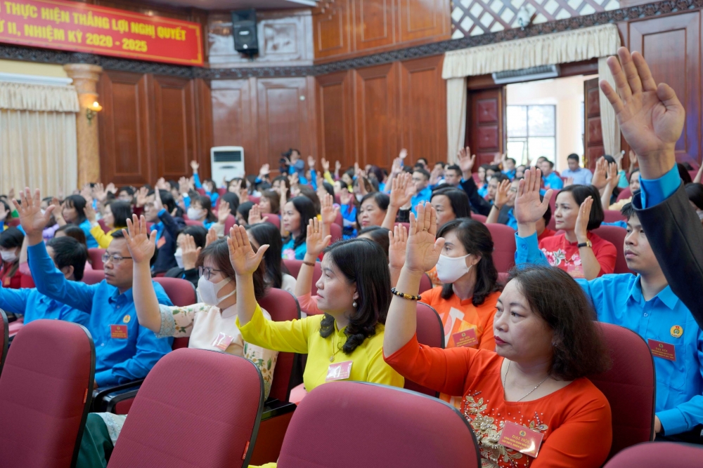 Công đoàn quận Nam Từ Liêm: Quyết tâm thực hiện thắng lợi Nghị quyết Đại hội lần thứ II