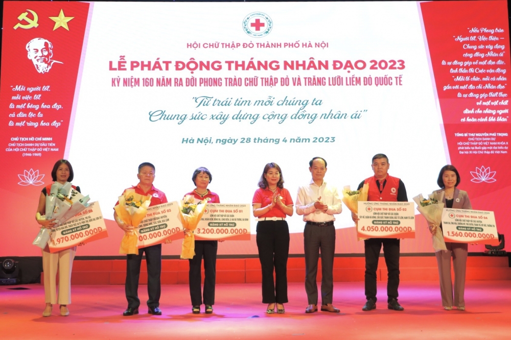 Hội Chữ thập đỏ thành phố Hà Nội phát động Tháng Nhân đạo năm 2023