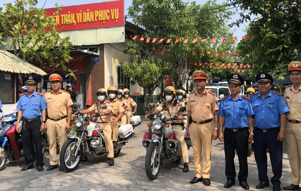 Cảnh sát Giao thông TP.HCM ra quân đảm bảo an toàn giao thông trong các ngày lễ