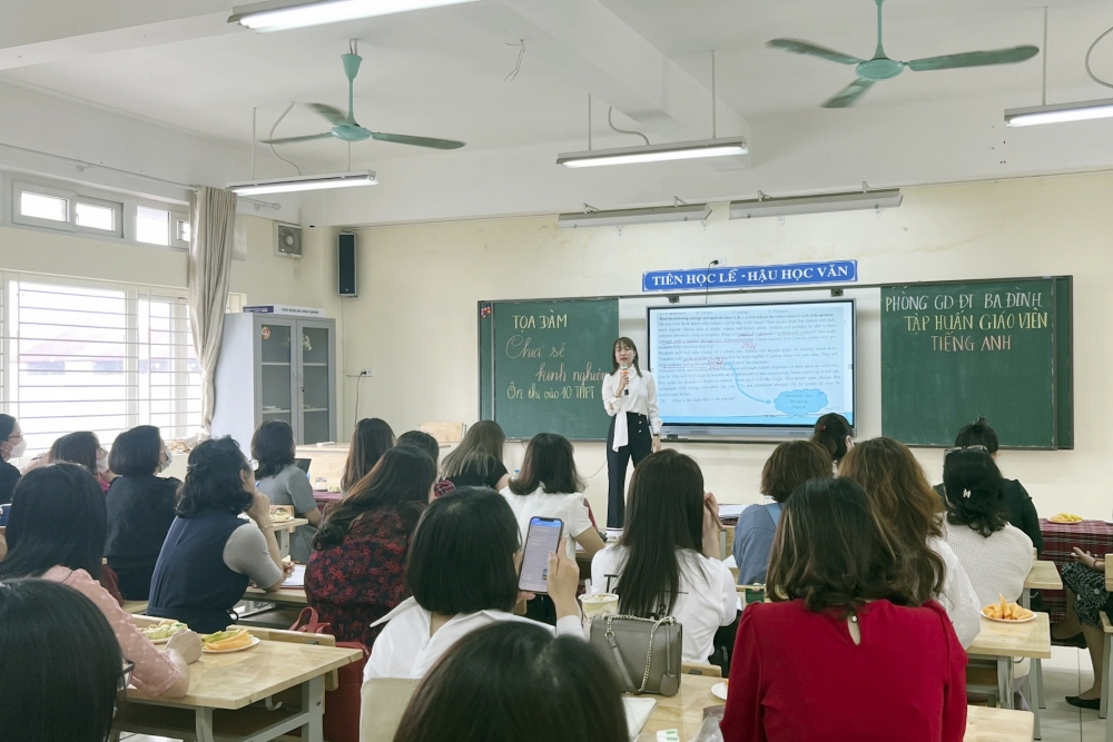 Cô giáo Phạm Thu Trà (giáo viên Trường THCS Phan Chu Trinh) chia sẻ về dạng bài đọc hiểu và bài đọc điền từ.