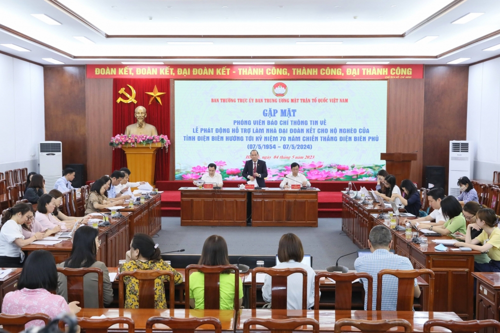 Phát động ủng hộ nguồn lực xây dựng 5.000 nhà đại đoàn kết cho hộ nghèo tỉnh Điện Biên