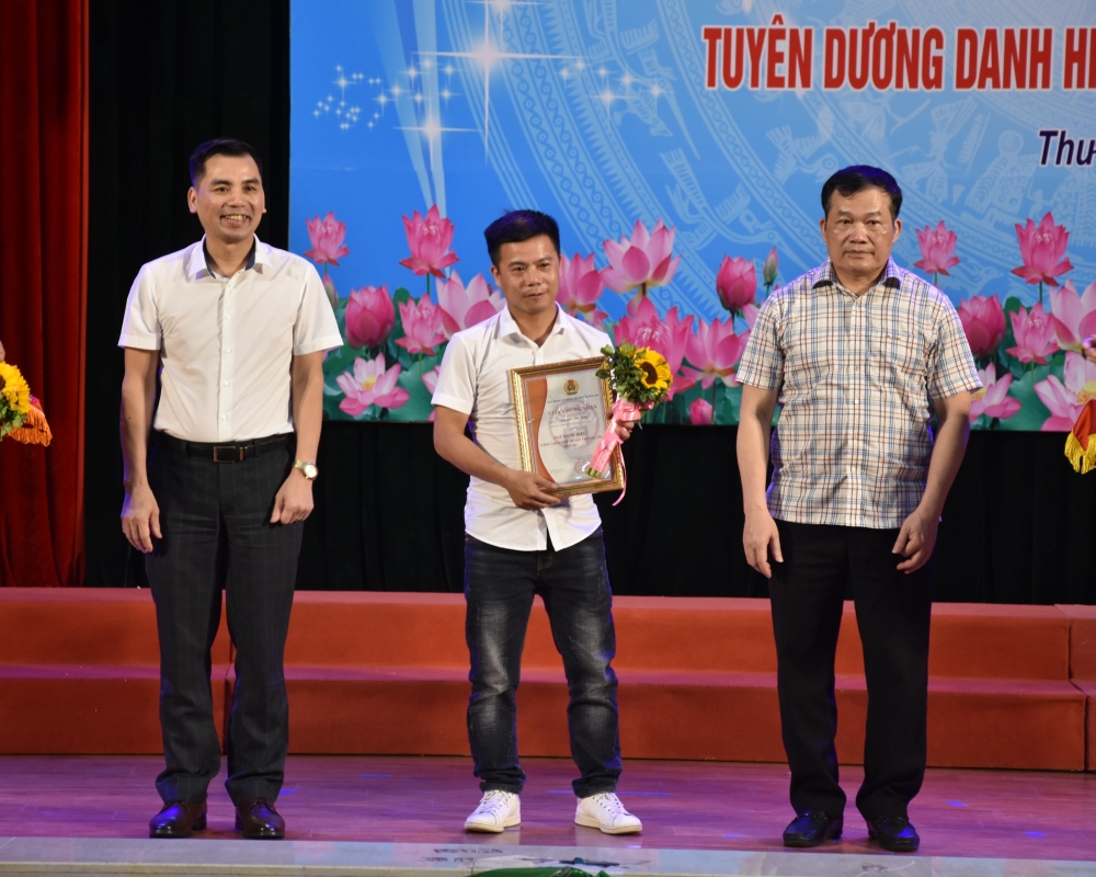 LĐLĐ huyện Thường Tín tuyên dương 87 Công nhân giỏi năm 2023