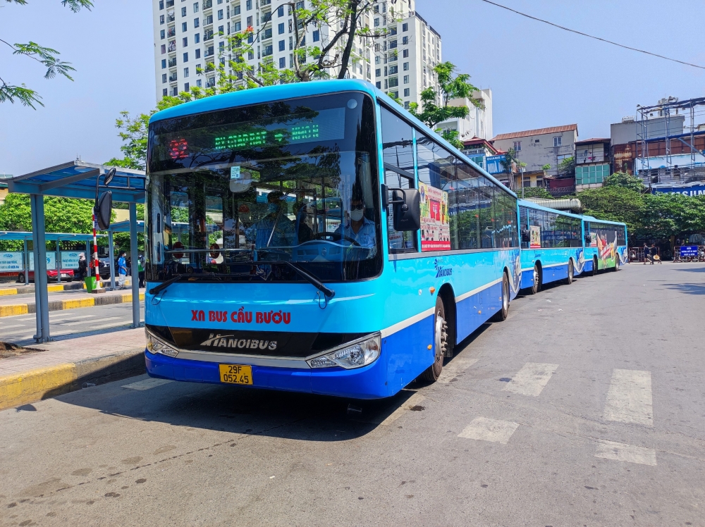 Chất lượng dịch vụ xe buýt Hà Nội có sự chuyển biến tích cực