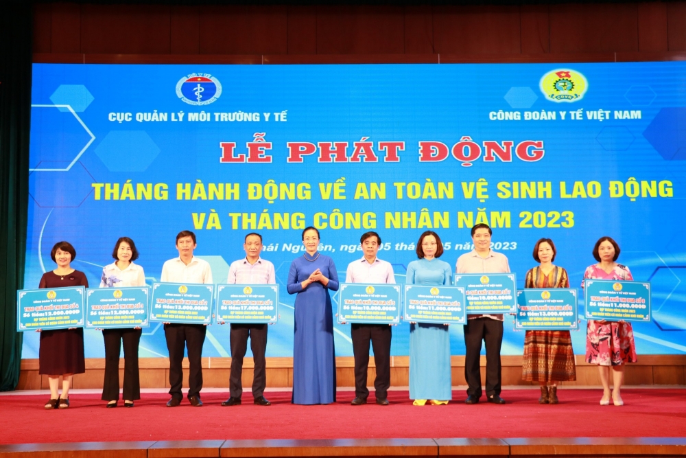 Công đoàn Y tế Việt Nam phát động Tháng Công nhân, Tháng hành động về ATVSLĐ năm 2023