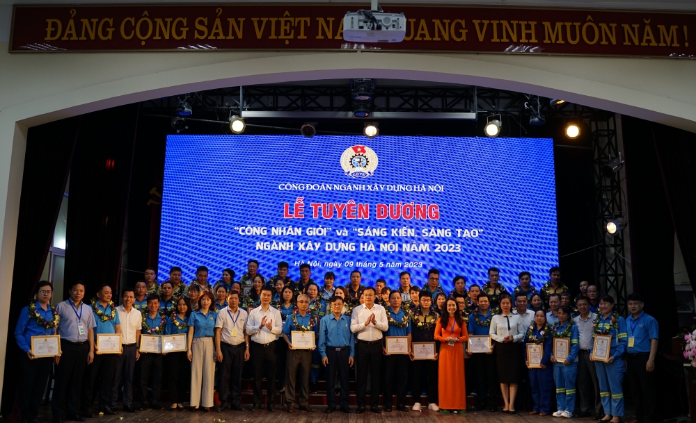 61 thí sinh tham dự Hội thi thợ giỏi ngành Xây dựng Hà Nội 2023