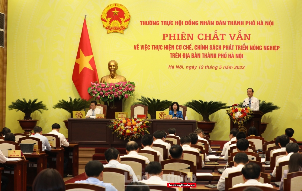 Chủ tịch HĐND thành phố Hà Nội: Rõ trách nhiệm trong thực hiện chính sách nông nghiệp