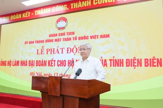 Lời kêu gọi ủng hộ Chương trình xây dựng nhà đại đoàn kết cho hộ nghèo tỉnh Điện Biên